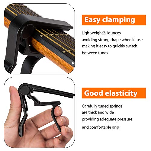 Guitar Capo, for 6 String Acoustic and Electric Guitars