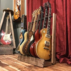 Walnut Guitar Rack String Swing CC34 Holder for Electric Acoustic - Image 4