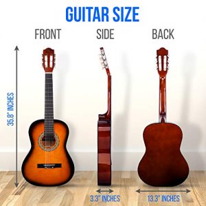 Beginner 36” Classical Acoustic Guitar - 3/4 Junior Size - Image 5