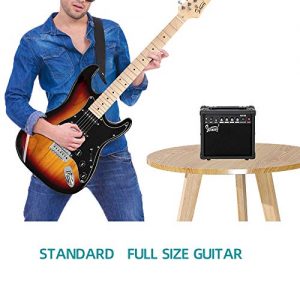 Where Music Begins: GLARRY Full Size Electric Guitar Bundle with 20W Amp - Image 3