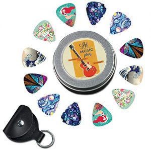 Guitar Picks - Cheliz 12 Medium Gauge Celluloid Guitar Picks - Image 5