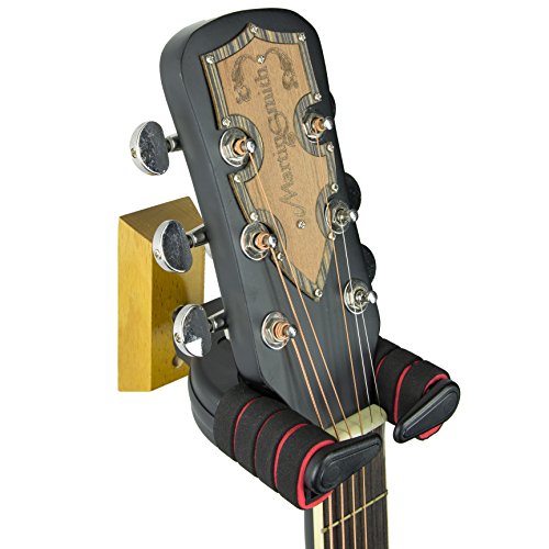 RockJam 2-Pack Guitar Hanger and Wall Mount Bracket Holder