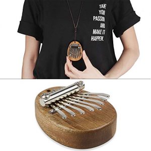 8 Key Mini Kalimba African Finger Thumb Piano Pendant Marimba - Image 6