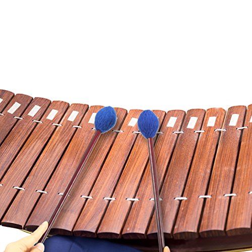 Hard Yarn Head Keyboard Marimba Mallets with Maple Handles
