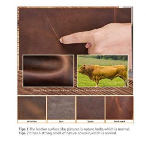 Epessa Leather Guitar Pick Holder Case key Chain/Full Grain - Image 5