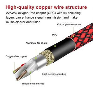Instrument Cable Low Noise Bass AMP Cord Right Angle - Image 7
