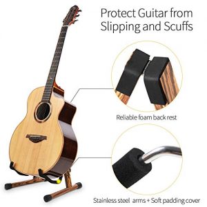 Compact Electric Guitar Stand with Padded Foam - Image 2