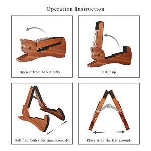 Premium Hardwood Guitar Stand – Portable, Sturdy & Stylish for All Guitars - Image 7