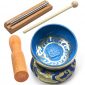 Tibetan Singing Bowl Set ~ Handmade Design ~ Meditation Chime (A)