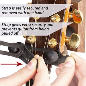 String Swing Guitar Wall Mount Hanger with Keeper Strap - Image 5