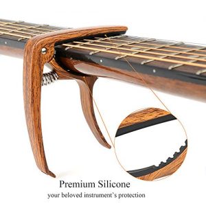Guitar Capo, Premium Zinc Alloy Capo for Acoustic - Image 6