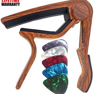 WINGO Acoustic Guitar Capo Electric Guitar Clip-on Tuner - Image 2