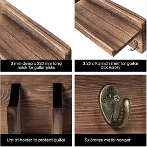 TODALE Guitar Wall Mount Guitar Hanger Wood Guitar - Image 2