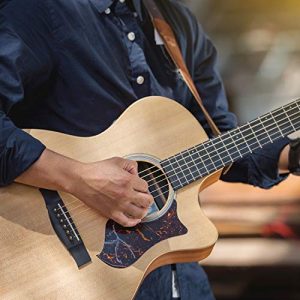 Blisstime 6 String Acoustic Guitar Bone Bridge Saddle and Nut - Image 4