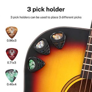 Donner 3 Pack Guitar Pick Holder Mini Sticky Style - Image 3