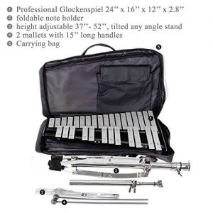 Glockenspiel - Metal Bell Kit Xylophone with Stand - Image 7