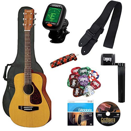 Yamaha JR1 FG Junior 3/4 Size Acoustic Guitar with Gig Bag and Legacy