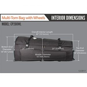 Multi-Tom Drum Bag with Wheels by Protec - Image 4