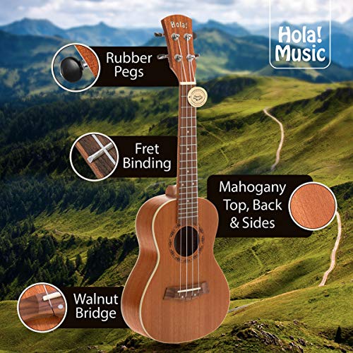 Concert Ukulele Bundle, Deluxe Series