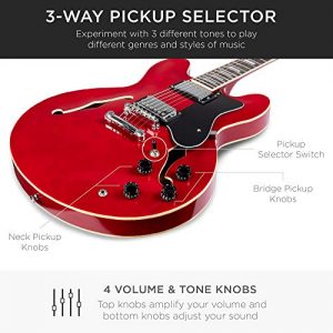 All-Inclusive Semi-Hollow Body Electric Guitar - Image 5