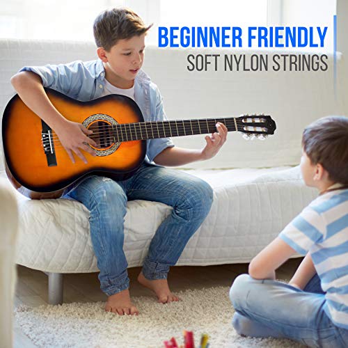 Beginner 36” Classical Acoustic Guitar - 3/4 Junior Size