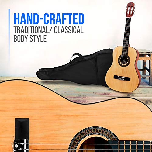 Classical Acoustic Guitar-3/4 Junior Size 6 String Linden Wood