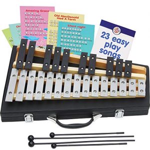 Glockenspiel 25 Notes with 23 Esy Play Songs for Beginners