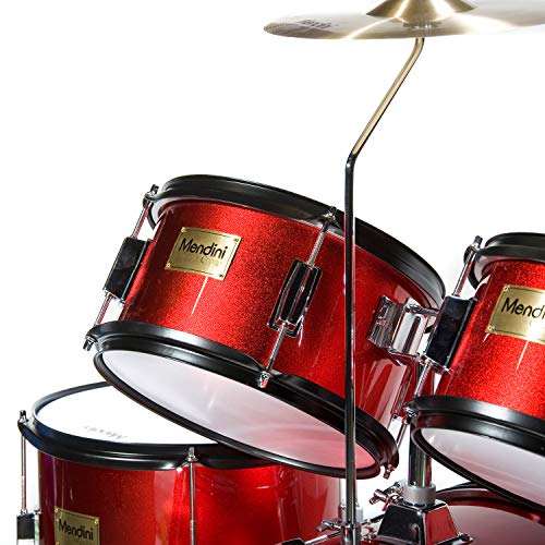 Complete Kids/Junior Drum Set with Adjustable Throne,
