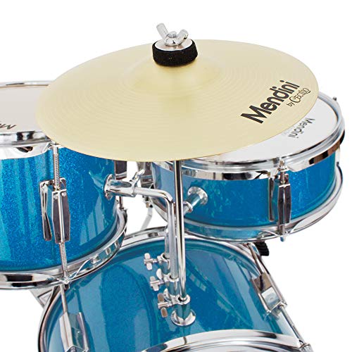 Mendini by Cecilio 13-Inch Kids Drum Set – Perfect Starter Kit for Young Drummers