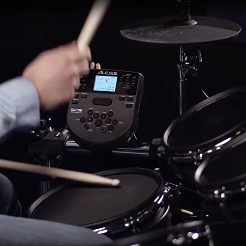 Eight-Piece Electronic Drum Kit with Mesh Heads
