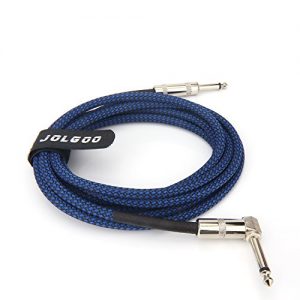 1/4 Inch Cable Guitar Cable 10 Ft Straight to Right Angle - Image 3