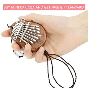 Portable Mini 8 Key Thumb Piano Marimba Mbira Kisanji - Image 3