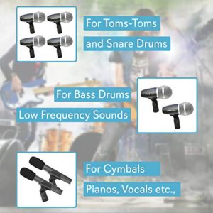 PYLE-PRO Pyle 7-Piece Wired Dynamic Kit-Kick Bass - Image 3