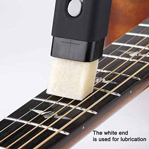Fast Guitar Strings Cleaner Eraser Rust Remover with Lubricant in Brush String