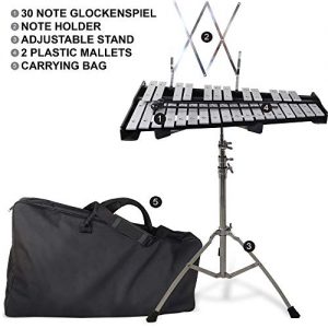 Glockenspiel - Metal Bell Kit Xylophone with Stand - Image 8