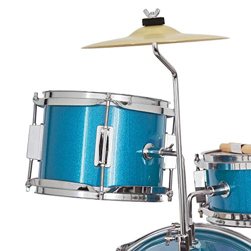 Mendini by Cecilio 13-Inch Kids Drum Set – Perfect Starter Kit for Young Drummers
