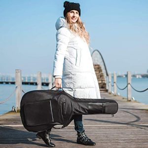 Acoustic Guitar Gig Bag 0.5in Extra Thick Sponge Overly Padded Waterproof Guitar Case - Image 5