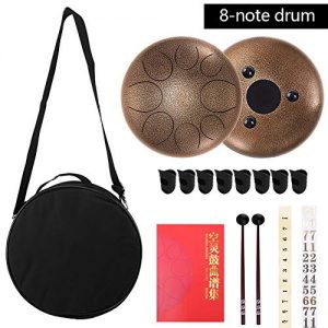8 Notes Steel Tongue Drum, Steel Handpan Drum - Image 6
