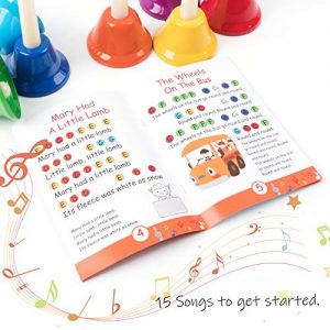 Handbells, Hand Bells Set 8 Note Musical Bells - Image 4