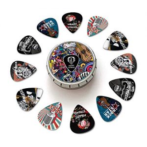Unique guitar picks. The pick holder is easy to paste anywhere on the guitar - Image 2