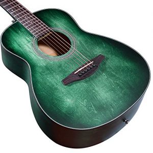 Play Anywhere in Style – Left Handed 3/4 Acoustic Guitar Travel Bundle - Image 9