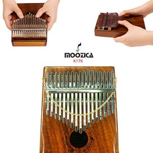 Moozica 17 Keys Kalimba Marimba, Solid Koa Wood Professional - Image 8