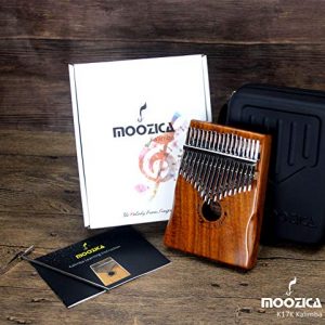 Moozica 17 Keys Kalimba Marimba, Solid Koa Wood Professional - Image 7