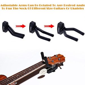 Ohuhu Guitar Hanger 2-Pack Hook Wall Mount Guitar Stand - Image 3