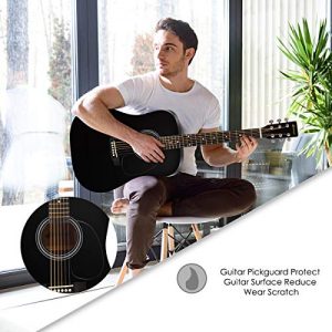 Sonart 41'' Full Size Beginner Acoustic Guitar 🎸 Professional Mirror Finish with Case & Accessories - Image 3