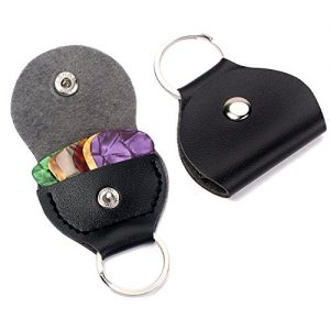 Guitar Pick Case keychain Pick Leather Holder Cases Bag - Image 6