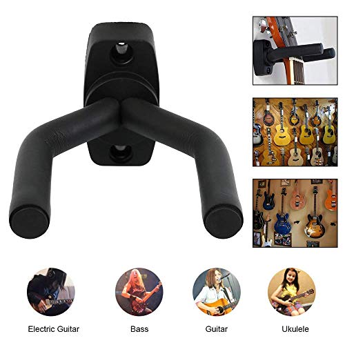 Guitar Wall Mount Hanger 6 Pack, Guitar Hanger Wall Hook Holder