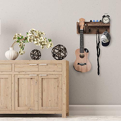 Wood Guitar Rack Wall Mounted, Hanging Bracket Guitar Hanger