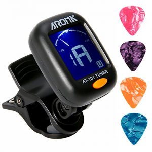 Clip On Guitar Tuner For All Instruments, Ukulele, Guitar