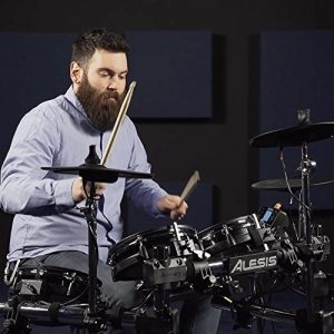 Eight-Piece Electronic Drum Kit with Mesh Heads - Image 4